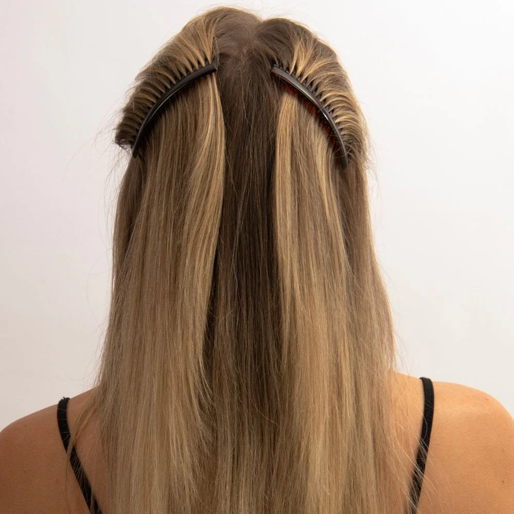 2x Large French Side Combs - Image 3