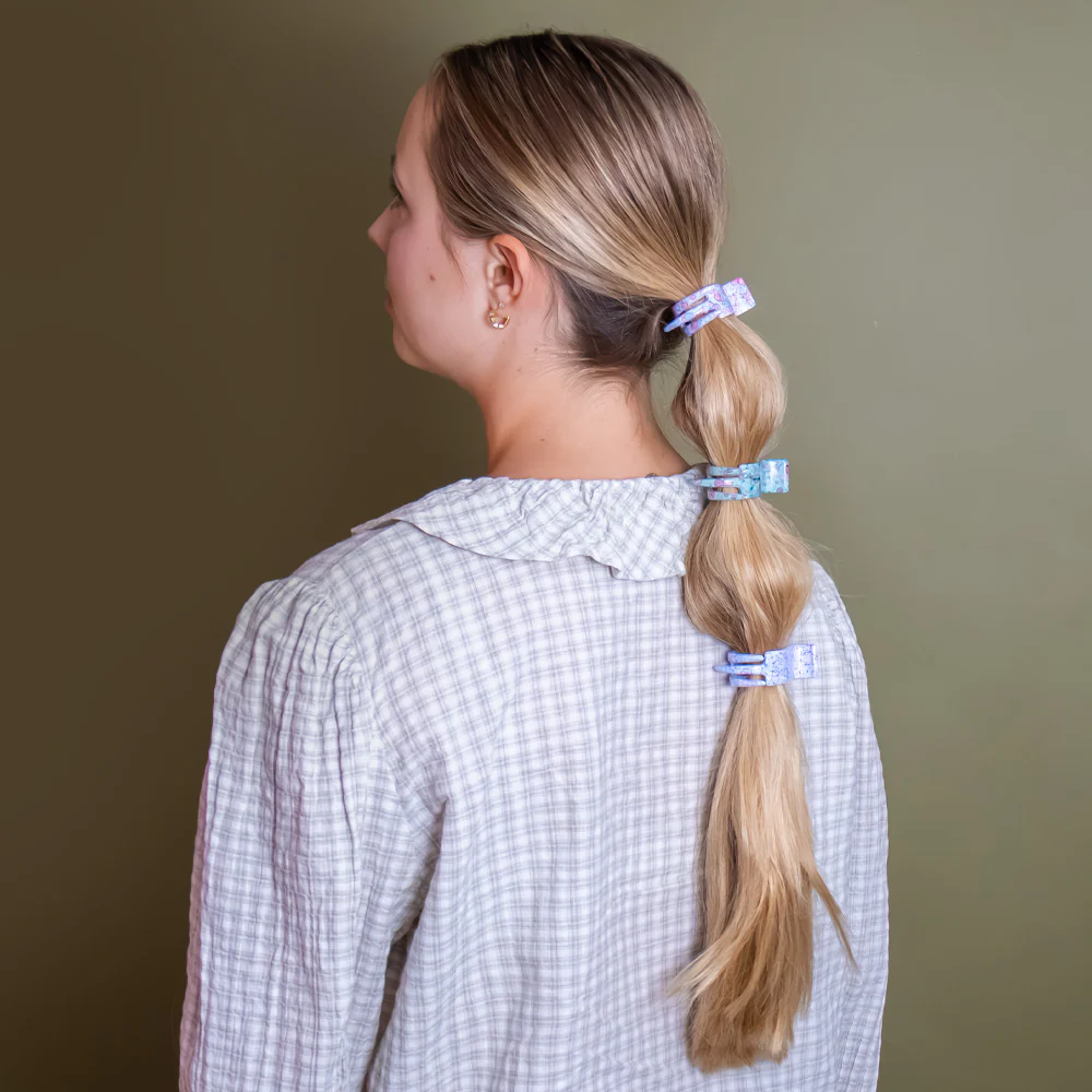 Botanical 2x Extra Long Teeth Hair Claw Clips - Image 7