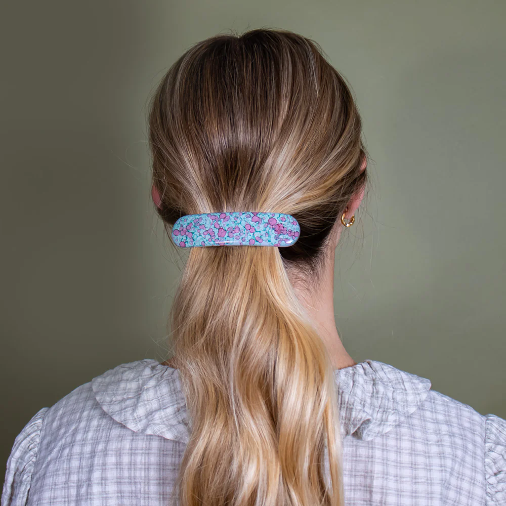 Botanical Barrette Clip with Rubber Grip - Image 2
