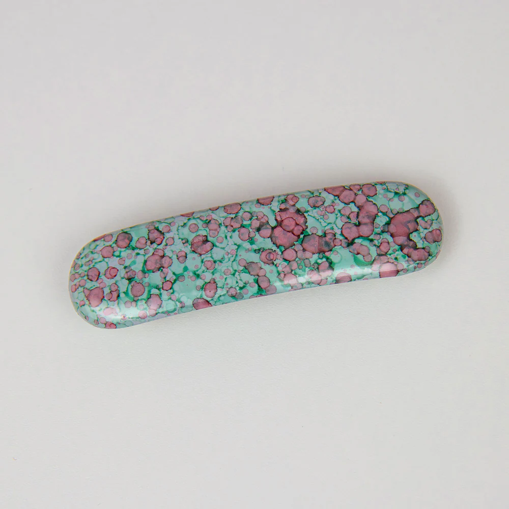 Botanical Barrette Clip with Rubber Grip - Image 4