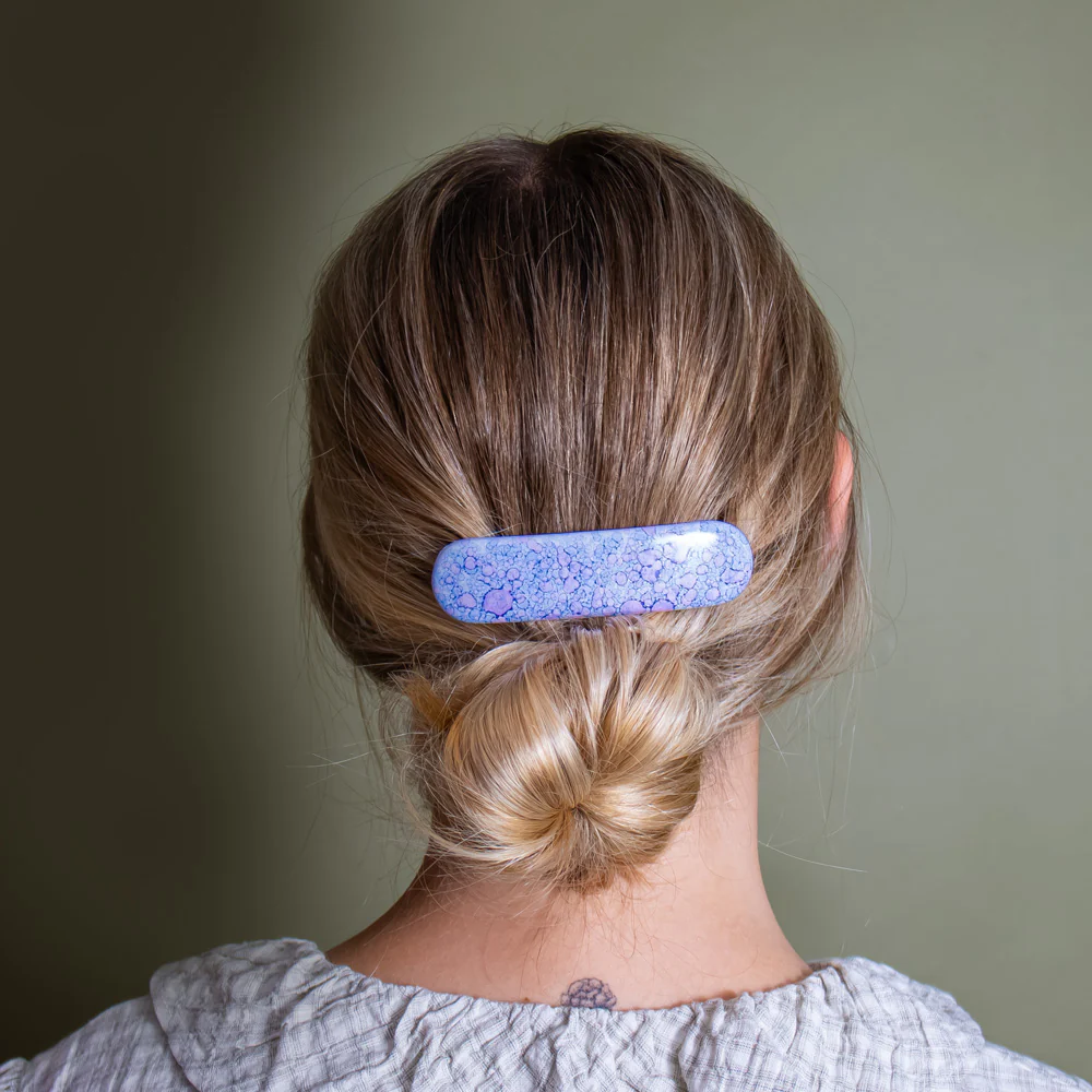 Botanical Barrette Clip with Rubber Grip - Image 7