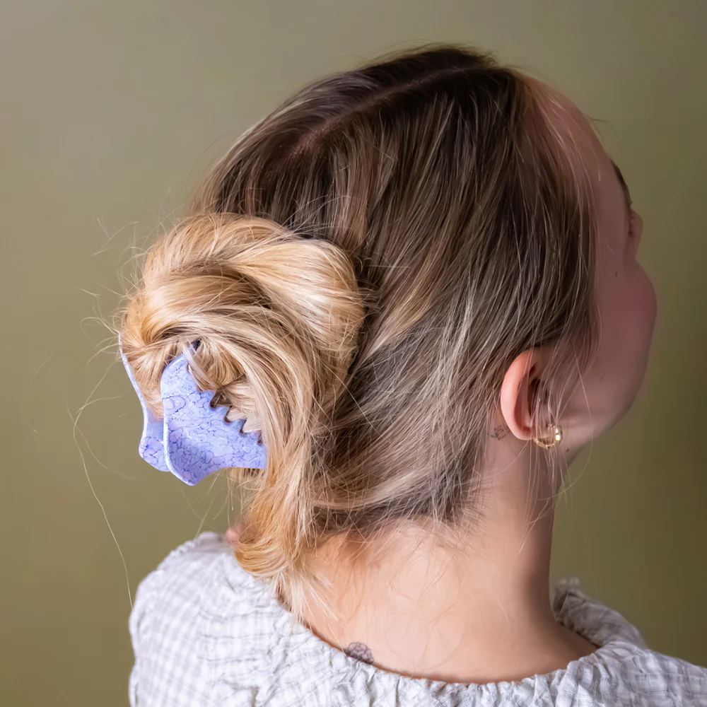 Botanical Medium Hair Claw Clip for Fine Hair - Image 6