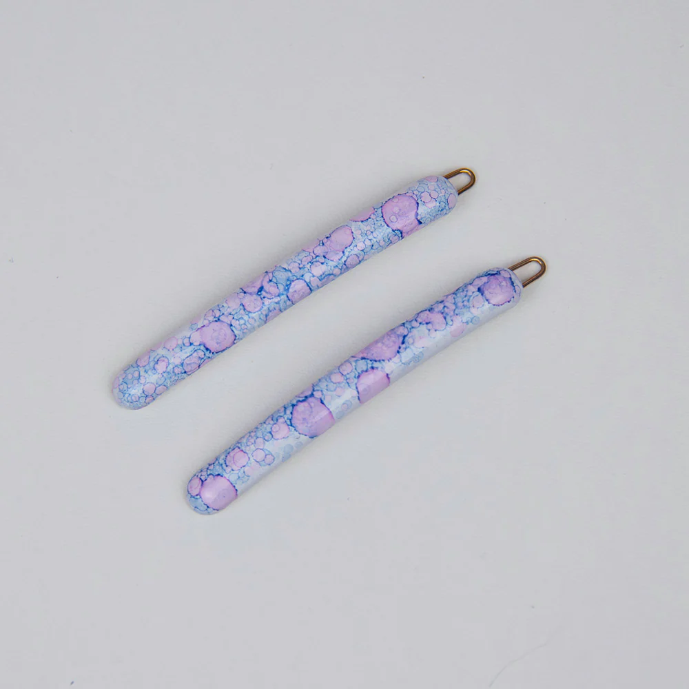 2x Botanical Narrow Hair Clips - Image 4