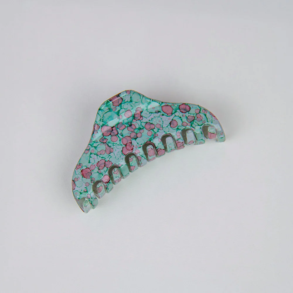 Botanical Small Hair Claw Clip for Fine Hair - Image 3