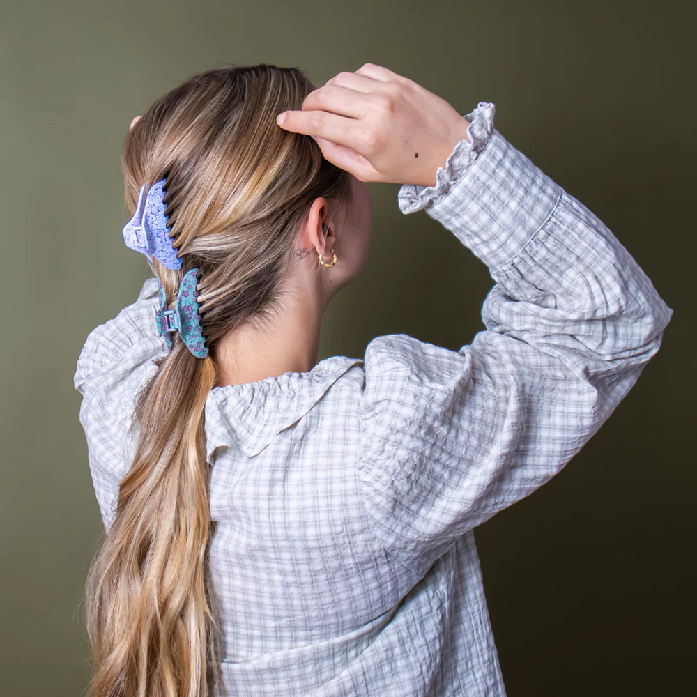 Botanical Small Hair Claw Clip for Fine Hair - Image 5