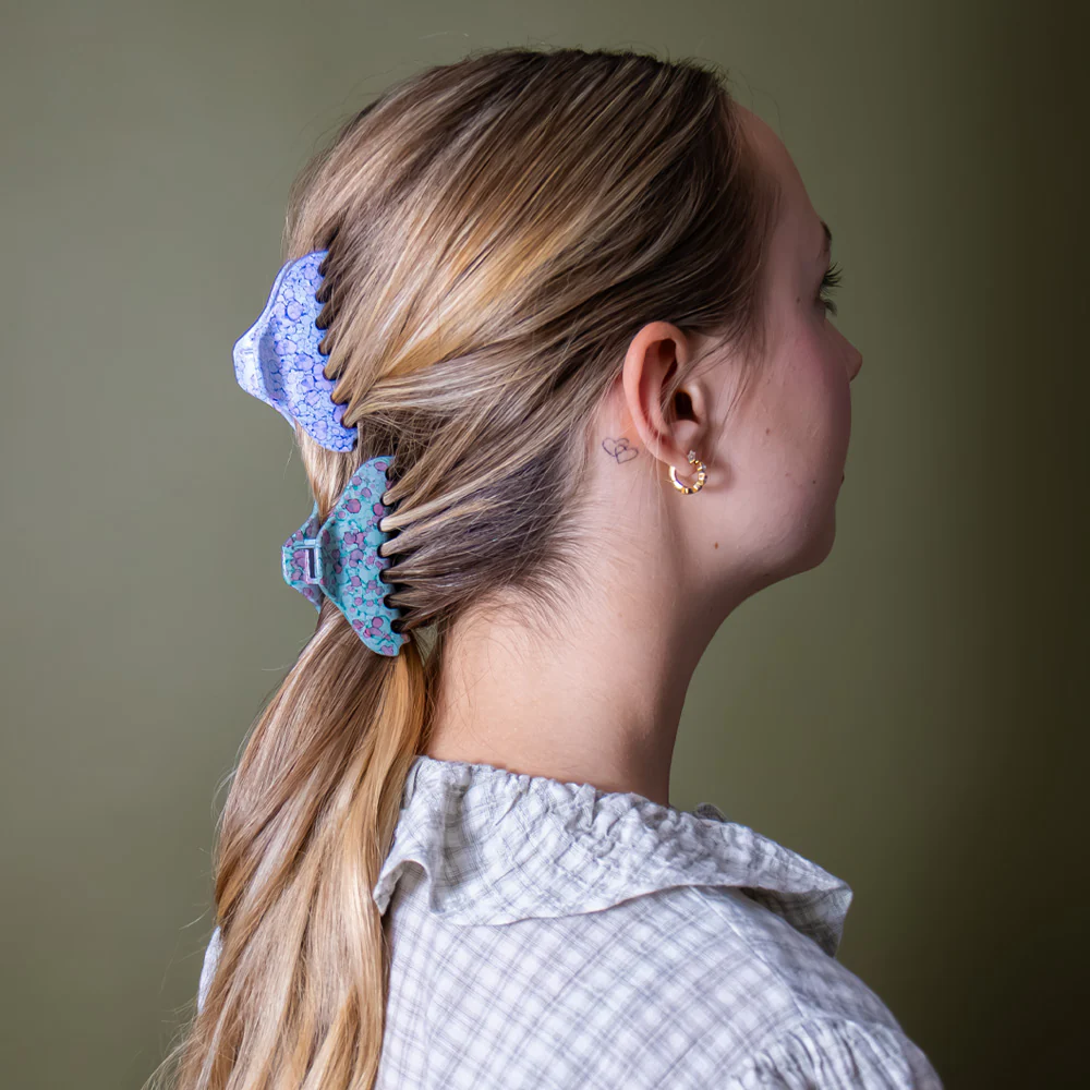 Botanical Small Hair Claw Clip for Fine Hair - Image 6
