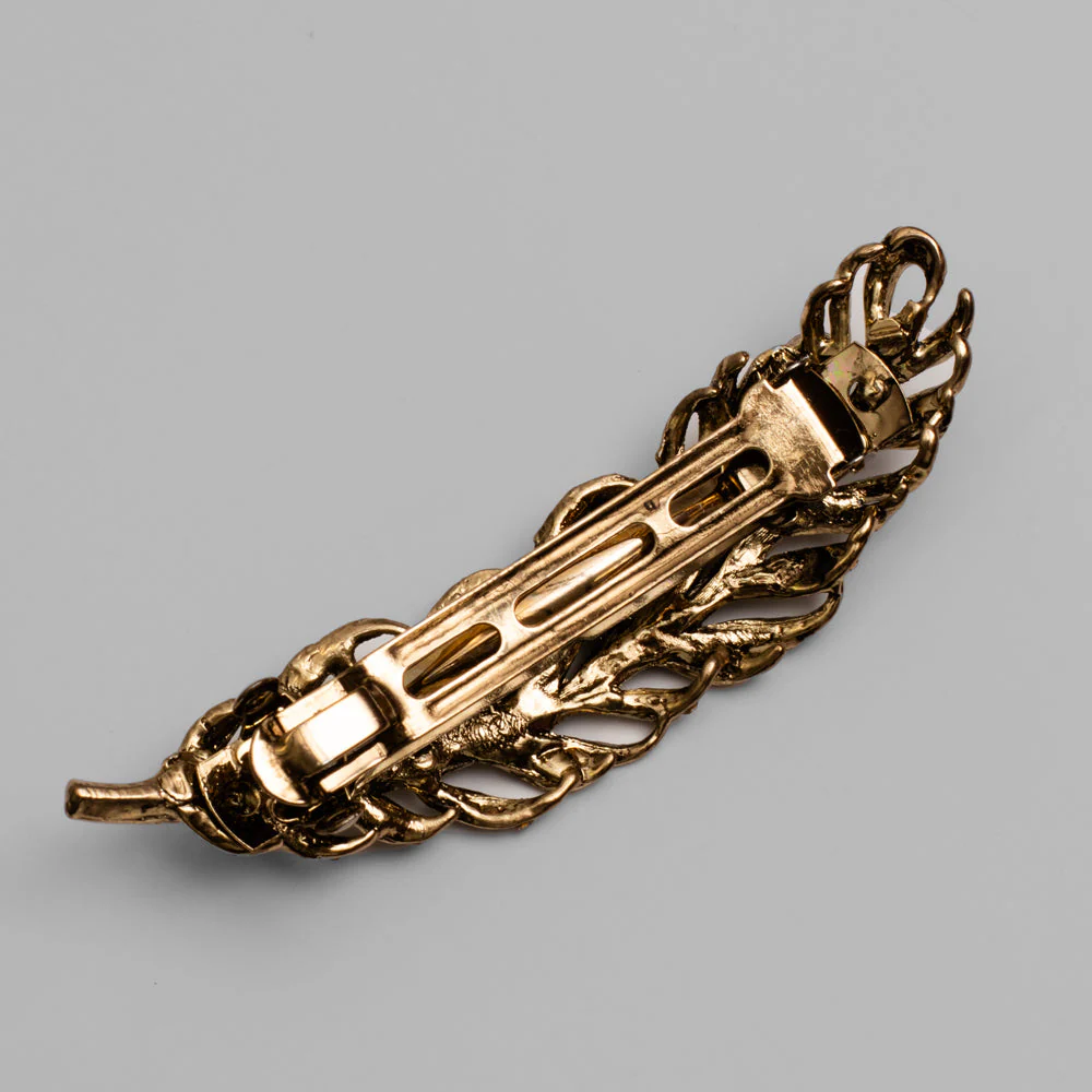 Crystal Feather Hair Barrette Clip - Image 13
