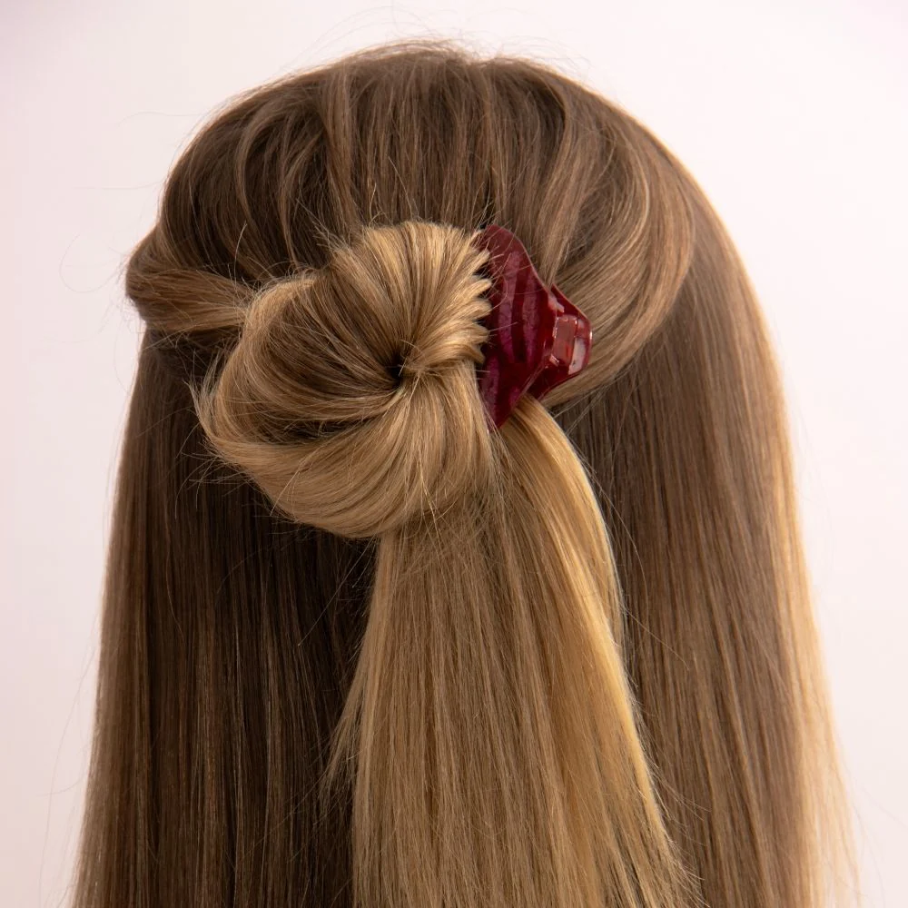 Baroque Mini Hair Claw Clip for Fine Hair - Image 3