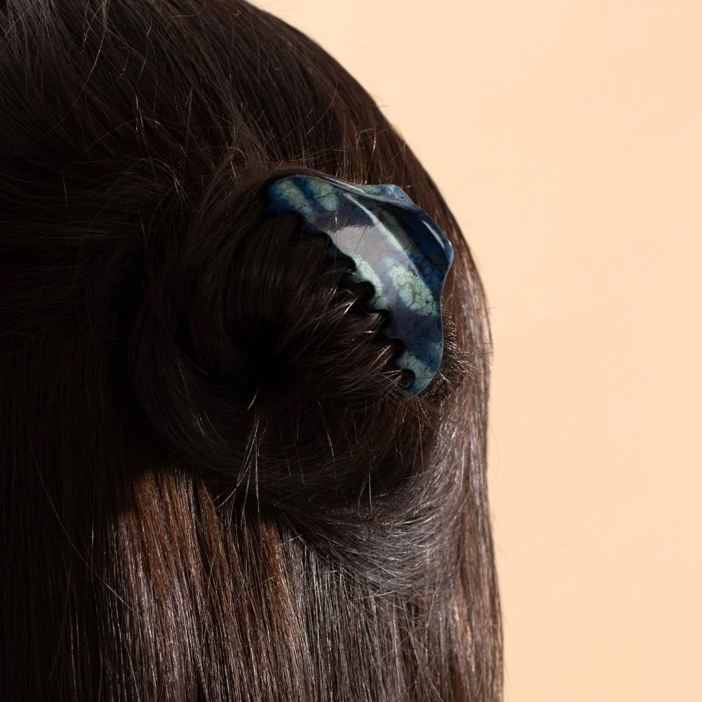 Baroque Mini Hair Claw Clip for Fine Hair - Image 4