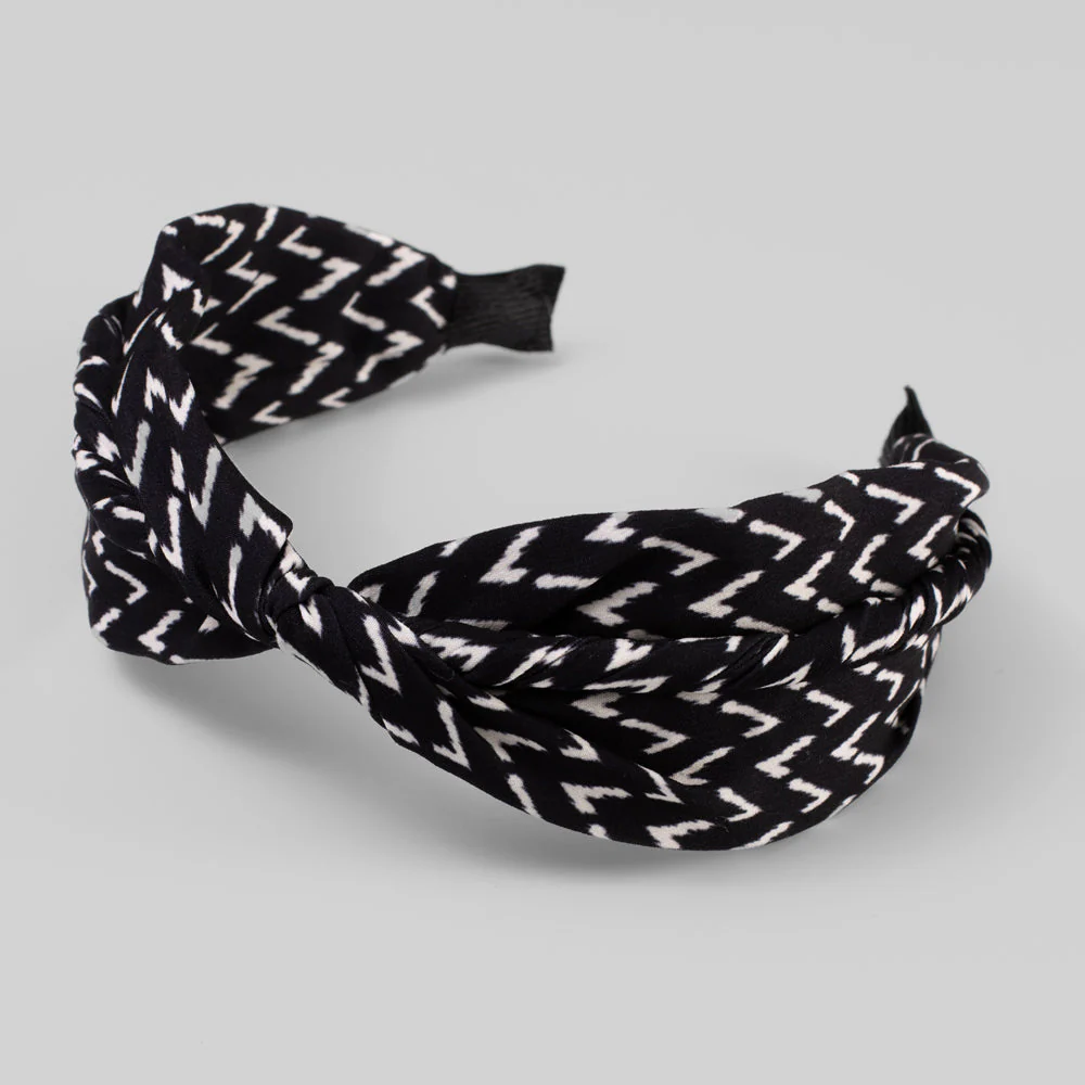 Handmade Zig Zag Print Headband - Image 2