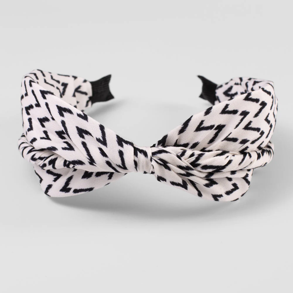 Handmade Zig Zag Print Headband - Image 5