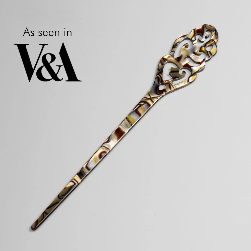 Long Filigree Hair Pin - Image 7