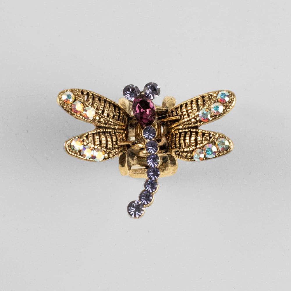 Mini Crystal Dragonfly Hair Claw Clip - Image 14