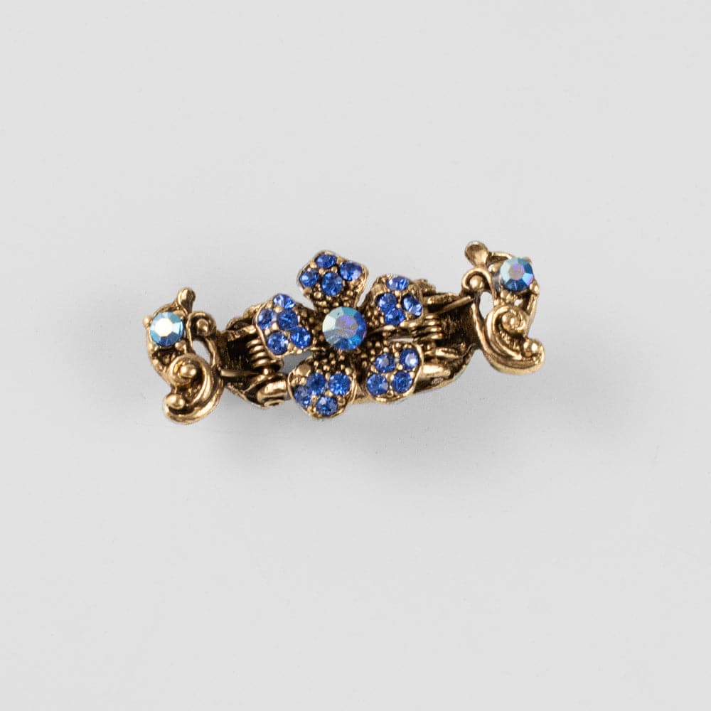 Mini Crystal Flower Hair Claw Clip - Image 7