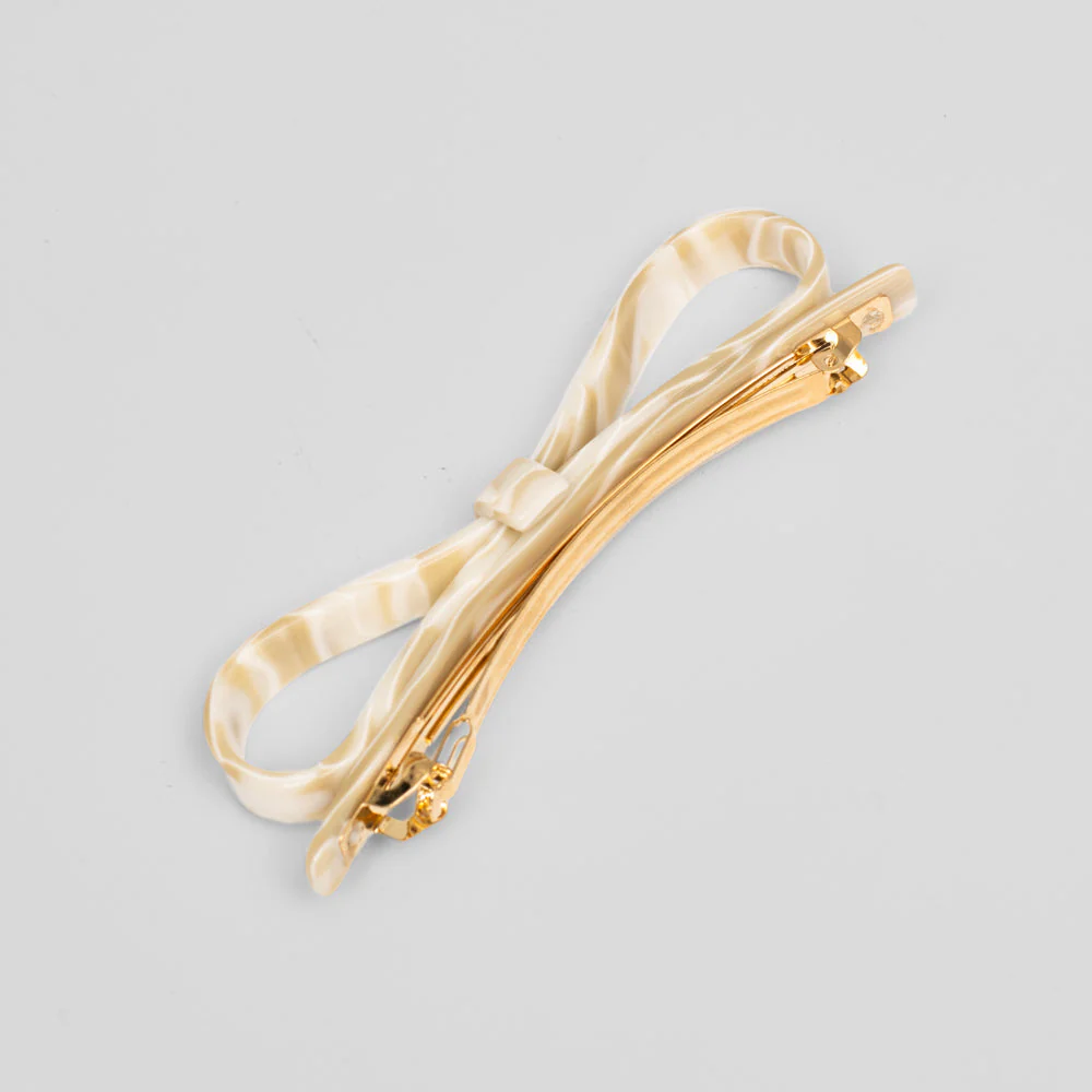 Narrow Bow Barrette Clip - Image 17