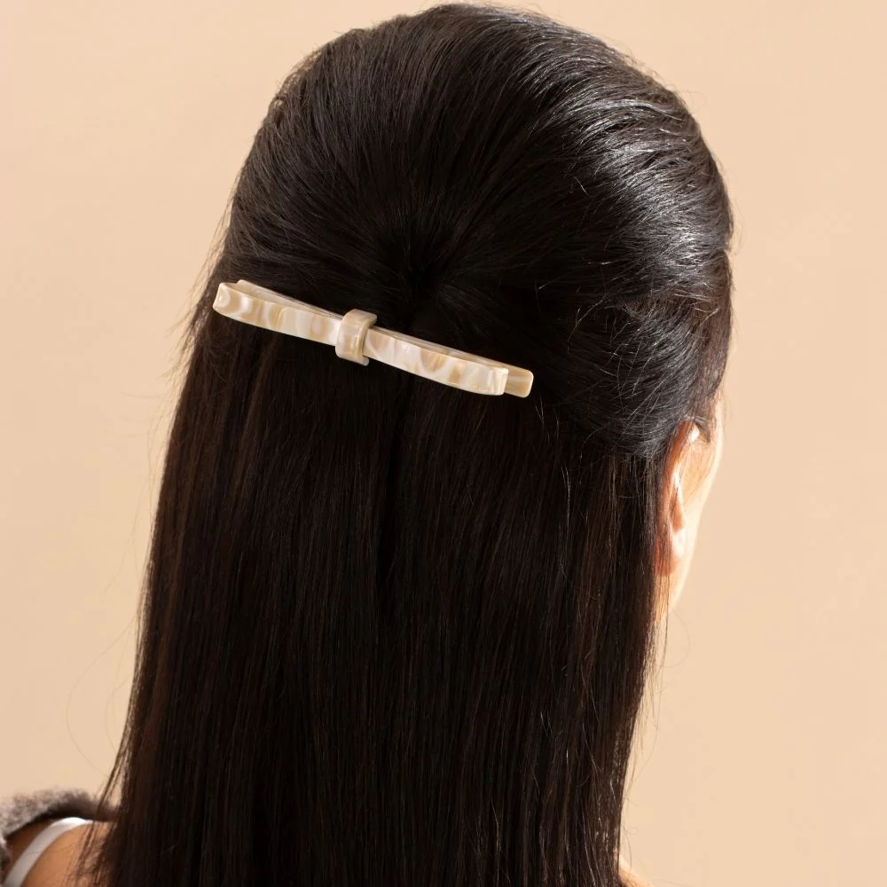 Narrow Bow Barrette Clip - Image 4