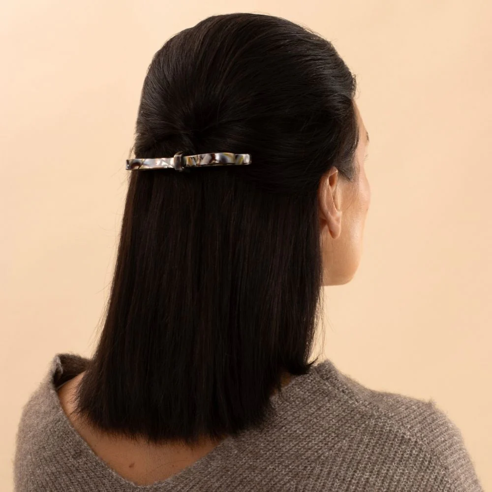 Narrow Bow Barrette Clip - Image 5