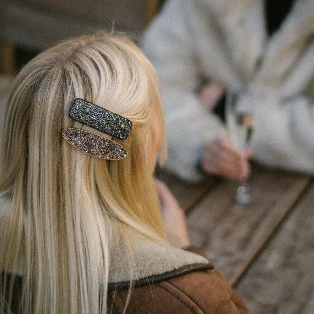 Oval Crystal Sparkle Snap Clip - Image 6
