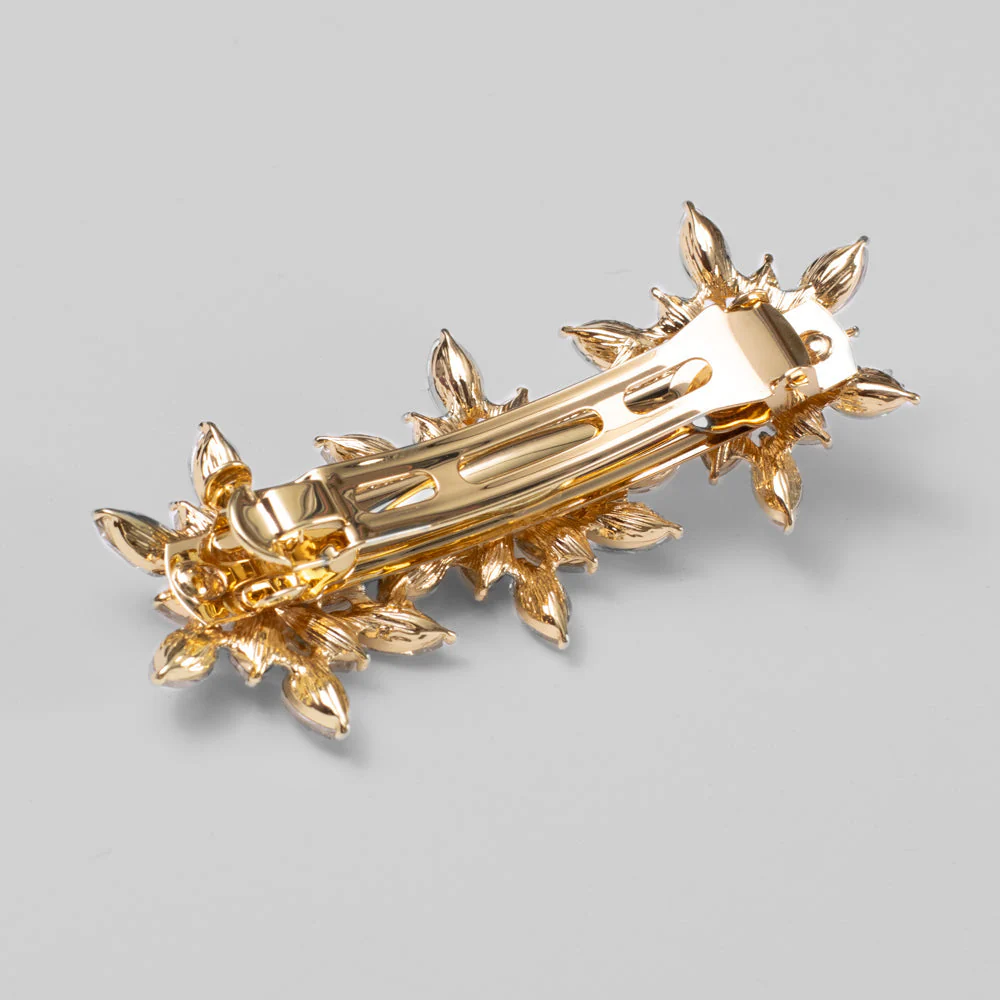 Crystal Floral Burst Barrette - Image 4