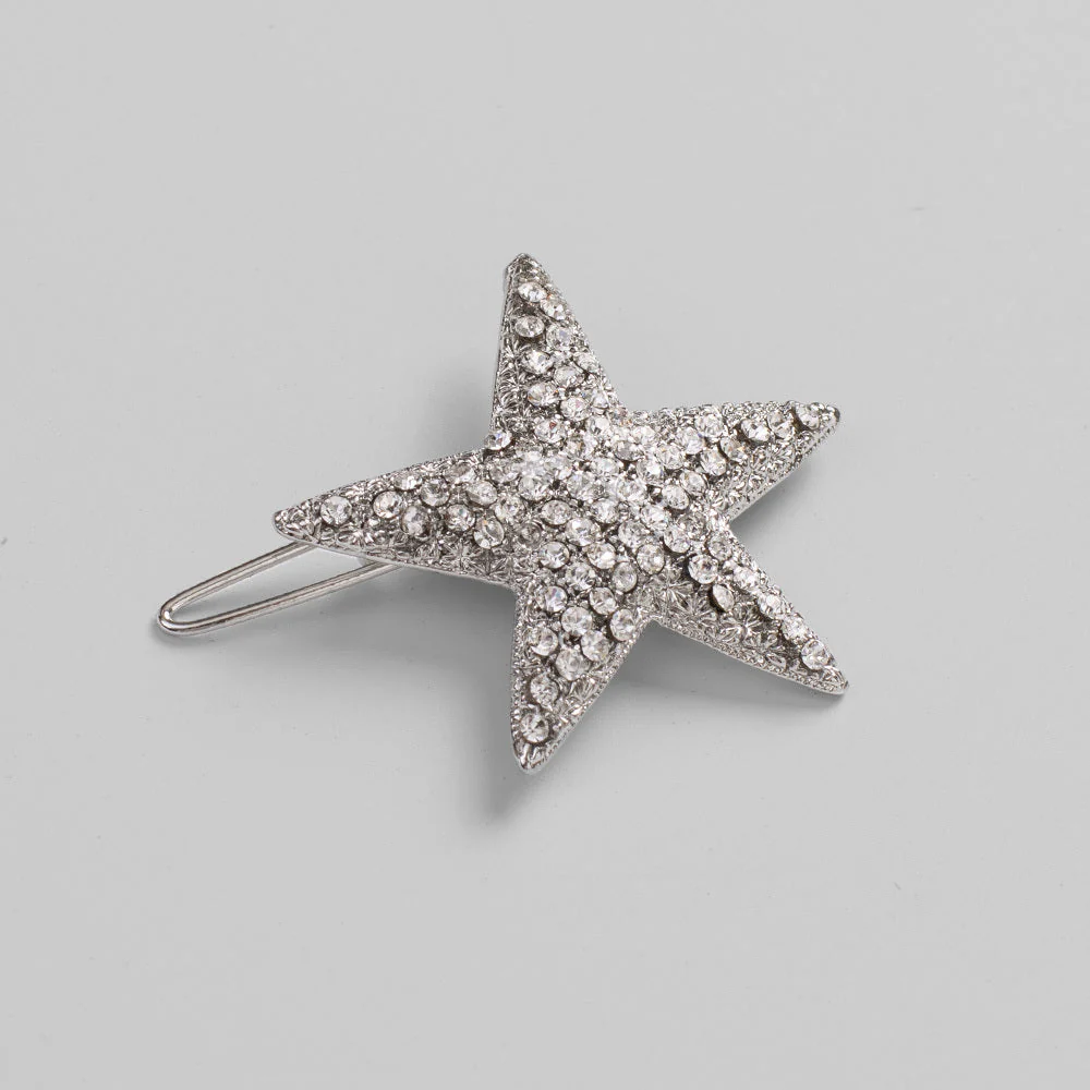 Crystal Starfish Hair Clip - Image 3